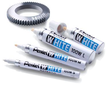 Pentel lakkmarker kerek hegyű 6,6 mm - fehér